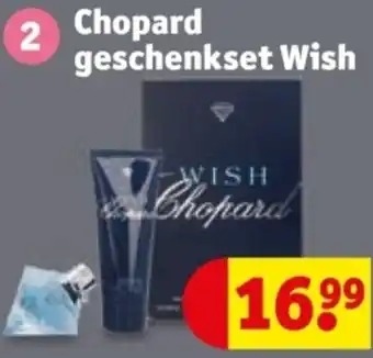 Kruidvat Chopard geschenkset Wish aanbieding