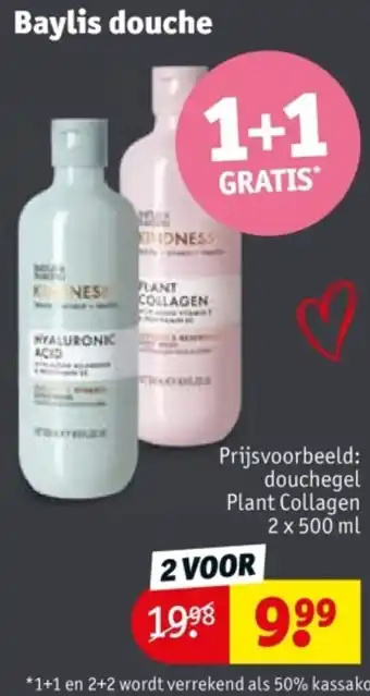 Kruidvat Baylis douche aanbieding
