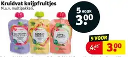 Kruidvat Kruidvat knijpfruitjes aanbieding
