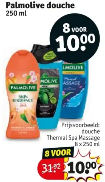 Kruidvat Palmolive douche aanbieding