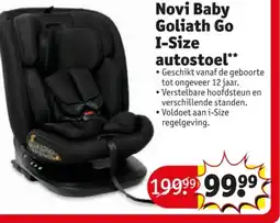 Kruidvat Novi Baby Goliath Go I-Size autostoel aanbieding