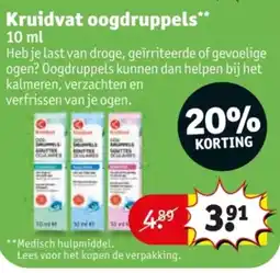 Kruidvat Kruidvat oogdruppels aanbieding