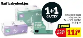 Kruidvat Naïf babydoekjes aanbieding