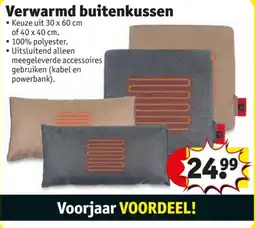 Kruidvat Verwarmd buitenkussen aanbieding