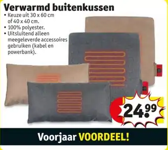 Kruidvat Verwarmd buitenkussen aanbieding