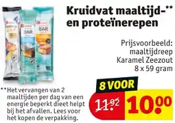 Kruidvat Kruidvat maaltijd en proteïnerepen aanbieding