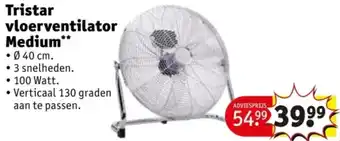 Kruidvat Tristar vloerventilator Medium aanbieding