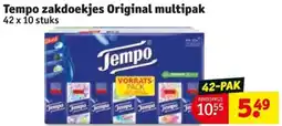 Kruidvat Tempo zakdoekjes Original multipak aanbieding