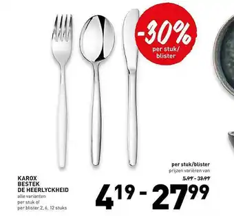 De Kweker Karox bestek de heerlyckheid aanbieding