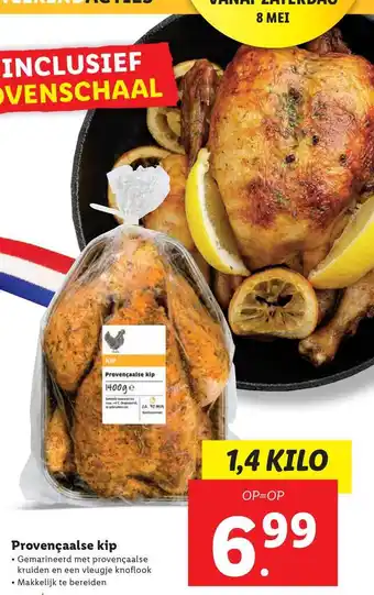 Lidl Provençaalse kip 1.4 kilo aanbieding