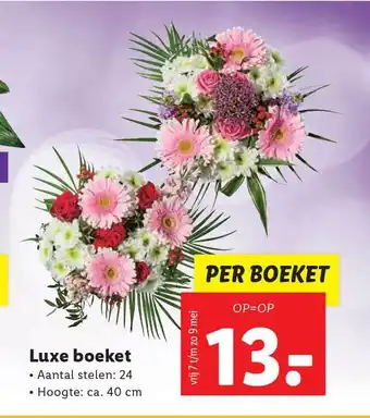 Lidl Luxe boeket aanbieding