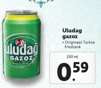 Lidl Uludag gazoz 330 ml aanbieding