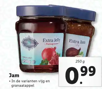 Lidl Jam 250 g aanbieding