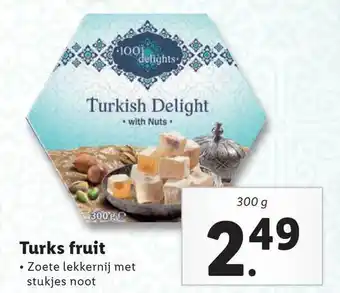 Lidl Turks fruit 300 g aanbieding