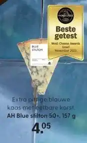 Albert Heijn AH Blue stilton 50+, 157 g aanbieding