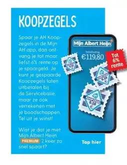 Albert Heijn KOOPZEGELS aanbieding