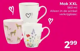 Trekpleister Mok XXL aanbieding