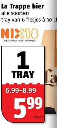 Poiesz La trappe bier aanbieding