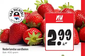 Jumbo Nederlandse aardbeien aanbieding