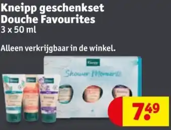 Kruidvat Kneipp geschenkset Douche Favourites aanbieding