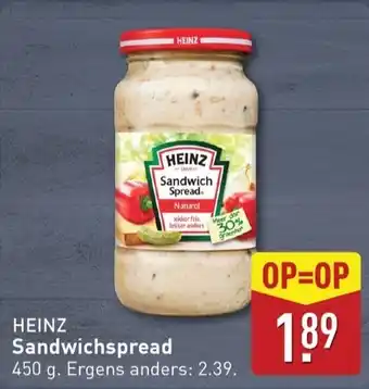 ALDI Sandwichspread aanbieding