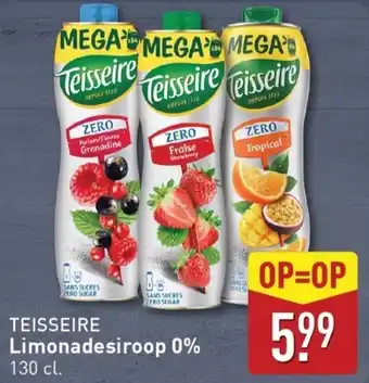 ALDI Limonadesiroop 0% aanbieding