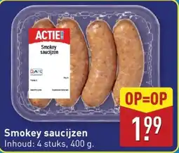 ALDI Smokey saucijzen aanbieding