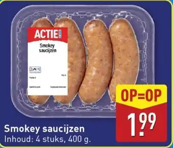 ALDI Smokey saucijzen aanbieding