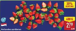 ALDI Hollandse aardbeien aanbieding