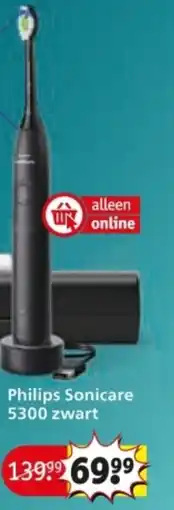 Kruidvat Philips Sonicare 5300 zwart aanbieding
