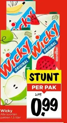 Vomar Voordeelmarkt Wicky aanbieding