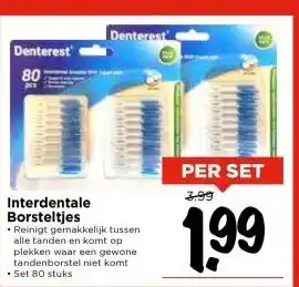 Vomar Voordeelmarkt Interdentale Borsteltjes aanbieding