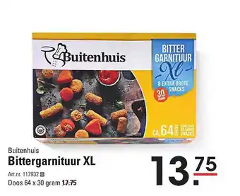 Sligro Buitenhuis bittergarnituur xl 64x30 gram aanbieding