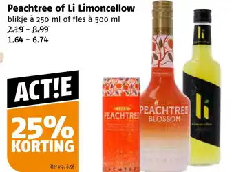 Poiesz Peachtree of Li Limoncellow aanbieding