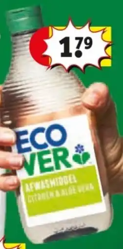 Kruidvat EcoVer Afwashiddel aanbieding