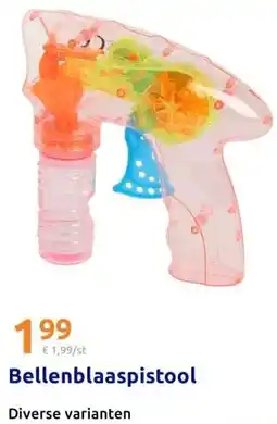 Action Bellenblaaspistool aanbieding