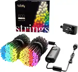 Coolblue Twinkly Strings kerstverlichting Wit en Kleur 600 lampjes aanbieding