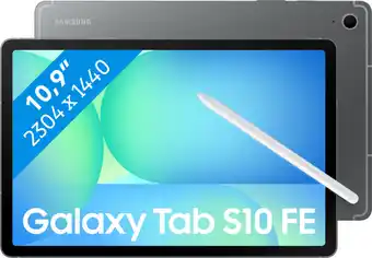 Coolblue Samsung Galaxy Tab S10 FE 10,9 inch 128GB Wifi Grijs aanbieding
