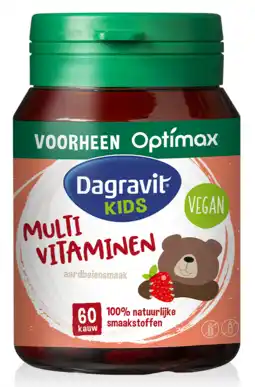 De Online Drogist Dagravit Kids Multivitaminen Kauwtabletten Aardbeien 60KTB aanbieding