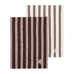 Douglas Rivièra Maison Theedoeken gestreept Coral Cove aanbieding