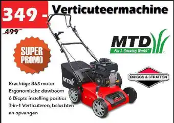 iTEK Verticuteermachine aanbieding