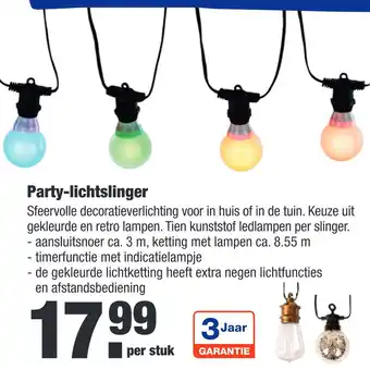 ALDI Party-lichtslinger aanbieding