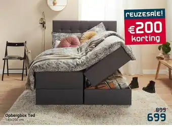 Beddenreus Opbergbox Ted aanbieding