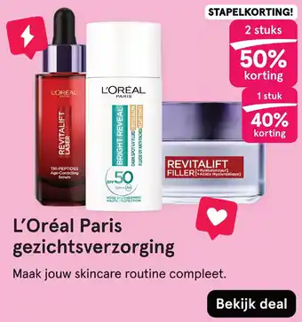 Etos L'Oréal Paris gezichtsverzorging aanbieding