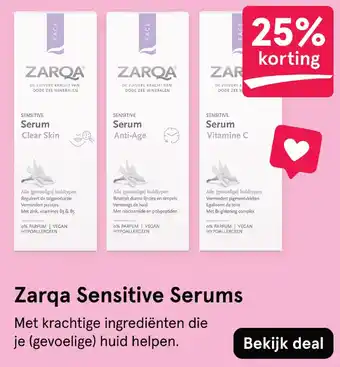 Etos Zarqa Sensitive Serums aanbieding