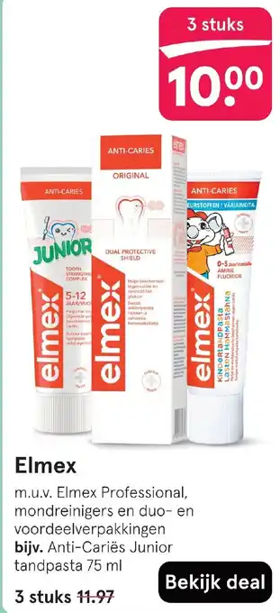 Etos Elmex aanbieding