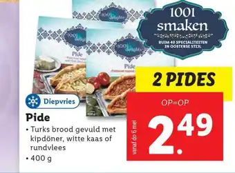 Lidl Pide 400 g aanbieding