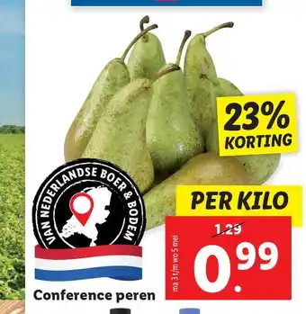 Lidl Conference peren 23% Korting aanbieding