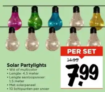 Vomar Voordeelmarkt Solar Partylights aanbieding