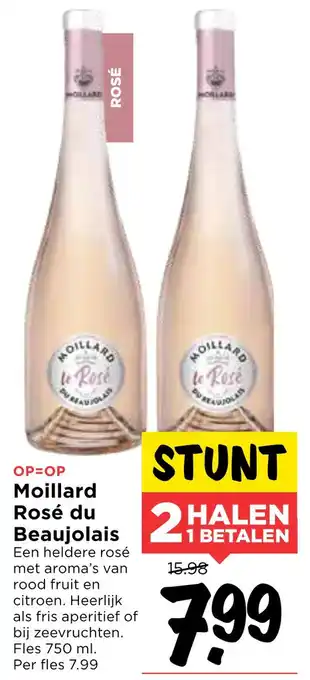 Vomar Voordeelmarkt Moillard rosé du beaujolais aanbieding